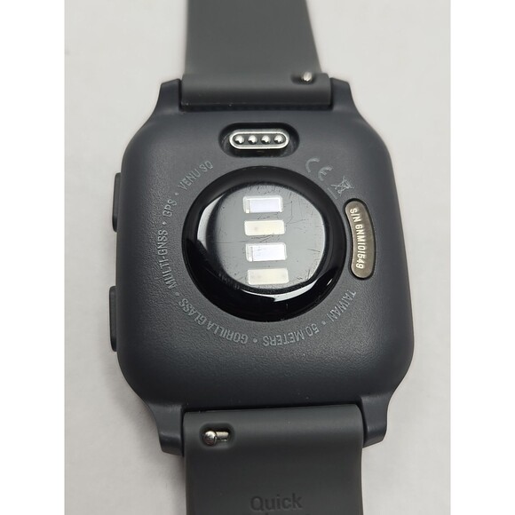 Garmin Venu SQ GPS Smartwatch 37mm Shadow Gray Silicone Band Pulse Ox 5 ATM Swim - Picture 11 of 12